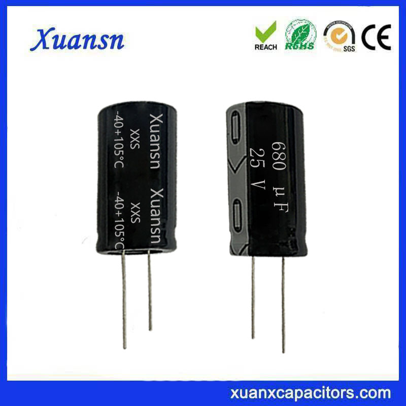 680μF 25V Electrolytic Capacitor